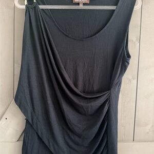 Adrienne Vittadini Studio Classic Black Top